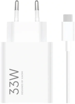 Сетевое зар./устр. Xiaomi BHR9956EU 33W 3A (PD) USB универсальное белый