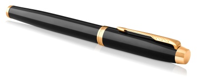 Ручка роллер Parker IM Core T321 (1931659) Black GT F черн. черн. подар.кор.