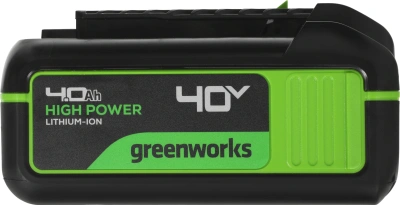 Батарея аккумуляторная Greenworks G40HP4 40В 4Ач Li-Ion (2958507)