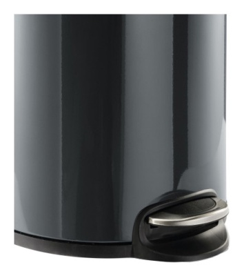 Урна для мусора Durable 341258 с педалью круглая 20л. сталь черный