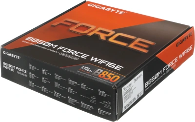 Материнская плата Gigabyte B850M FORCE WIFI6E Socket AM5 AMD B850 2xDDR5 mATX AC`97 8ch(7.1) 2.5Gg RAID+HDMI+DP