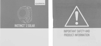 Смарт-часы Garmin Instinct 2 Solar 40мм 0.9" AMOLED корп.черный/серый рем.серый (010-02564-01)