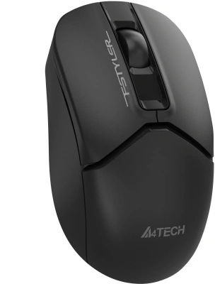 Мышь A4Tech Fstyler FG12 черный оптическая 1200dpi беспров. USB 3but (FG12 BLACK)