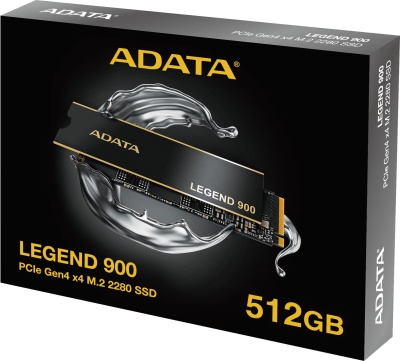 Накопитель SSD A-Data PCIe 4.0 x4 512GB SLEG-900-512GCS Legend 900 M.2 2280