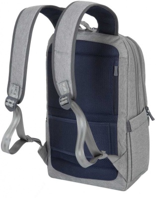 Рюкзак для ноутбука 15.6" Riva 7760 серый полиэстер женский дизайн (7760 GREY)