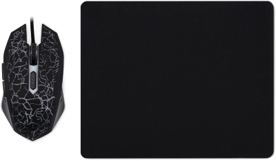 Мышь Оклик 896G черный оптическая 12800dpi USB для ноутбука 5but (1431690)