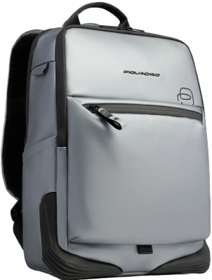Рюкзак мужской Piquadro Corner 2.0 CA6464C2OW/MGR серебристый/черный полиуретан/полиэстер