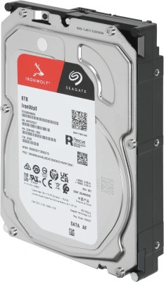 Жесткий диск Seagate SATA-III 8TB ST8000VN002 NAS Ironwolf 512E (5400rpm) 256Mb 3.5"