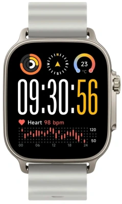 Смарт-часы Realme Watch 5 22мм 1.97" AMOLED корп.серебристый рем.серебристый разм.брасл.:160-230мм (RMW2501)