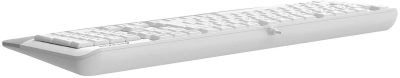 Клавиатура A4Tech Fstyler FK20 белый USB Multimedia (подставка для запястий) (FK20) кабель 1.5м