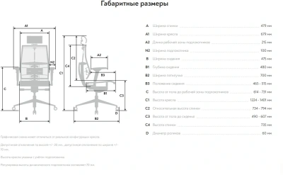 Кресло руководителя эргономичное Метта Yoga 4DF B2-14D - YM93+Infinity черный сиденье черный сет./экокожа с подголов. крестов. алюминий хром