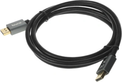 Кабель аудио-видео Buro V1.4 DisplayPort (m)/DisplayPort (m) 1.5м. позолоч.конт. черный (BHP-DPP-1.4-1.5G)