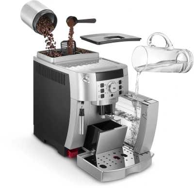 Кофемашина Delonghi Magnifica S ECAM22.110.SB 1450Вт серебристый