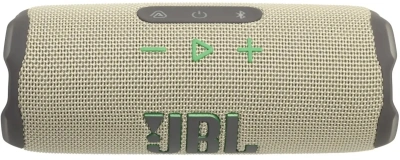 Колонка порт. JBL Flip 7 бежевый/зеленый 35W 1.0 BT 4800mAh (JBLFLIP7SAND)