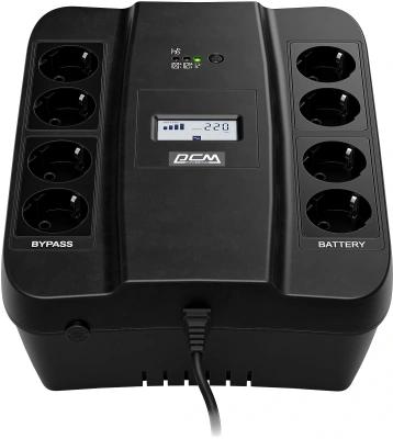 Источник бесперебойного питания Powercom Spider SPD1100EU 605Вт 1100ВА черный
