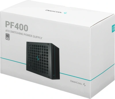 Блок питания Deepcool ATX 400W PF400 80+ white (20+4pin) APFC 120mm fan 6xSATA RTL