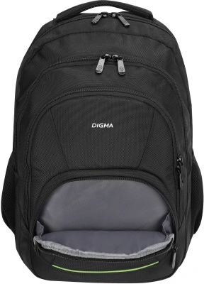 Рюкзак для ноутбука 15.6" Digma Stash S1 черный полиэстер (DGBP15S1BK)