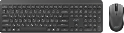 Клавиатура + мышь Acer OCC502 клав:черный мышь:черный USB беспроводная Multimedia (ZL.ACC11.00J)
