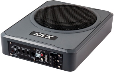 Сабвуфер автомобильный Kicx Q200BA 300Вт активный (20см/8")