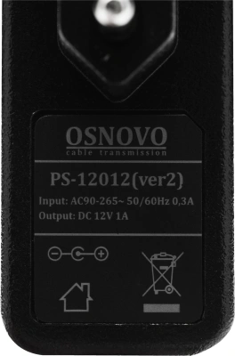 Блок питания AC/DC Osnovo PS-12012(ver2) 12В 12Вт