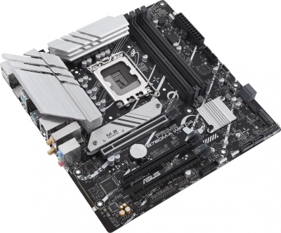 Материнская плата Asus PRIME B760M-A WIFI D4 Soc-1700 Intel B760 4xDDR4 mATX AC`97 8ch(7.1) 2.5Gg RAID+HDMI+DP