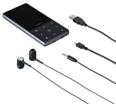 Плеер Hi-Fi Flash Digma Y4 BT 16Gb черный/2.4"/FM/microSDHC