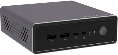 Неттоп Digma Pro Minimax U1 i3 1215U (1.2) 8Gb SSD256Gb UHDG Windows 11 Pro GbitEth WiFi BT 60W темно-серый/черный (DPP3-8CXW01)