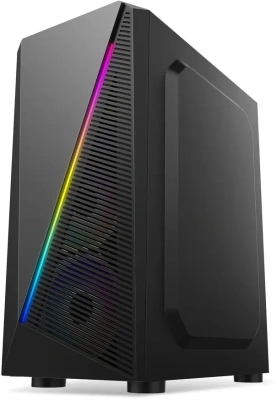 Корпус Bloody BD-CC102F черный без БП mATX 4x120mm 2xUSB2.0 1xUSB3.0 audio bott PSU