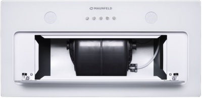 Вытяжка встраиваемая Maunfeld TRAPEZE 601GG белый управление: кнопочное (1 мотор)