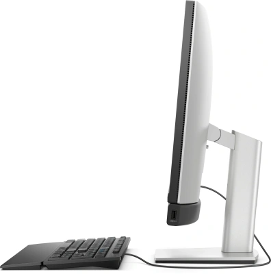 Моноблок Dell Pro 24 Plus QB24250 23.8" Full HD Core Ultra 7 265 (2.4) 32Gb SSD1Tb Graphics CR Windows 11 Pro GbitEth WiFi BT 240W клавиатура мышь Cam серебристый 1920x1080