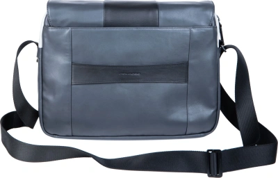 Сумка-мессенджер Piquadro Urban CA6802UB00/GRN с отделением для ноутбука 14" серая/черная натур.кожа