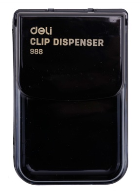 Скрепочница Deli E988 магнитная ассорти картонная коробка