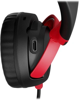 Наушники с микрофоном HyperX Cloud Mini черный/красный накладные BT оголовье (7G8F1AA)