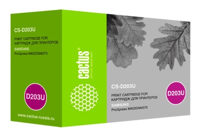 Картридж лазерный Cactus CS-D203U MLT-D203U черный (15000стр.) для Samsung ProXpress M4020/M4070