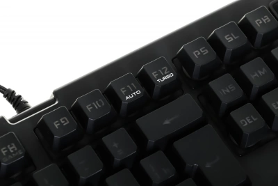 Клавиатура A4Tech B120N черный USB Multimedia for gamer LED (подставка для запястий) кабель 1.8м