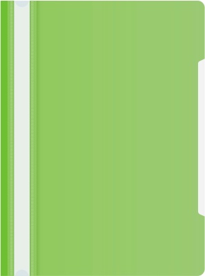 Папка-скоросшиватель Бюрократ -PS20LETT A4 прозрач.верх.лист пластик салатовый 0.12/0.16