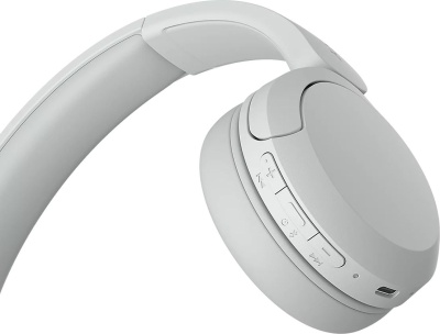 Гарнитура накладные Sony WH-CH520 белый беспроводные bluetooth оголовье (WH-CH520/W)