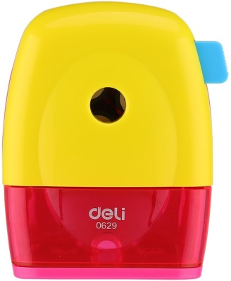 Точилка для карандашей механическая Deli E0629 miYou 1 отверстие пластик ассорти