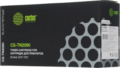 Картридж лазерный Cactus CS-TN2090 TN-2090 черный (1000стр.) для Brother HL-2132R/DCP-7057