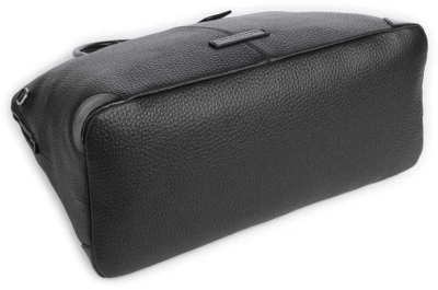 Сумка The Bridge Travel Soft 071706ZA/20 черная натур.кожа