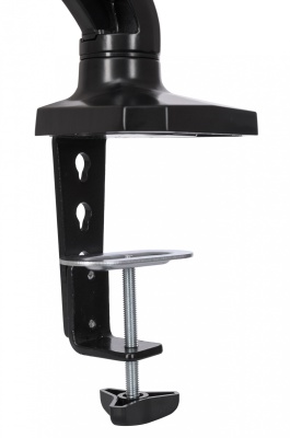 Кронштейн для мониторов ЖК Buro M1 черный 17"-27" макс.9кг крепление к столешнице поворот и наклон