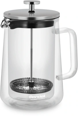 Френч-пресс Rondell Eletto RDS-1824 1л прозрачный