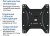 Кронштейн для телевизора Kromax OPTIMA-200 черный 15"-42" макс.25кг настенный фиксированный Кронштейн для телевизора Kromax OPTIMA-200 черный 15"-42" макс.25кг настенный фиксированный