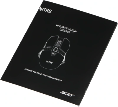 Мышь Acer Nitro OMR305 черный оптическая 3200dpi беспров. BT/Radio USB 6but (ZL.MCECC.020)