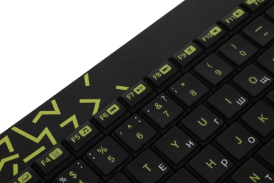 Клавиатура + мышь Logitech MK240 клав:черный/желтый мышь:черный/желтый USB беспроводная slim Multimedia (920-008198)