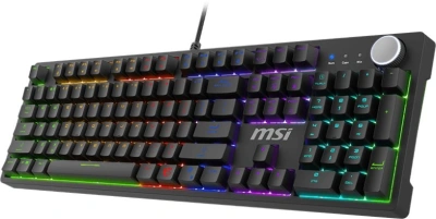 Клавиатура MSI GK320 механическая черный USB Multimedia for gamer LED (S11-04RU259-HH9) кабель 1.6м