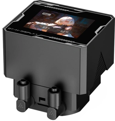 Система водяного охлаждения PcCooler GT360M Display ARGB Soc-AM5/AM4/1200/1700/1851 черный 4-pin 15-33.7dB Al LCD 310W Ret (GT360M-BKAWXX-GL)