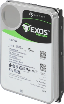 Жесткий диск Seagate SATA-III 16TB ST16000NM002H Server Exos X24 4KN (7200rpm) 512Mb 3.5"