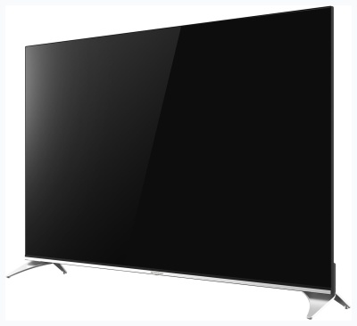 Телевизор QLED Hyundai 50" H-LED50QBU7500 Android TV Frameless черный/серебристый 4K Ultra HD 60Hz DVB-T DVB-T2 DVB-C DVB-S DVB-S2 USB WiFi Smart TV