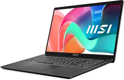 Ноутбук MSI Modern 15 F1MG-1099RU Core 7 150U 16Gb SSD512Gb Intel Graphics 15.6" IPS FHD (1920x1080) Windows 11 Pro grey WiFi BT Cam (9S7-15S111-1099)
